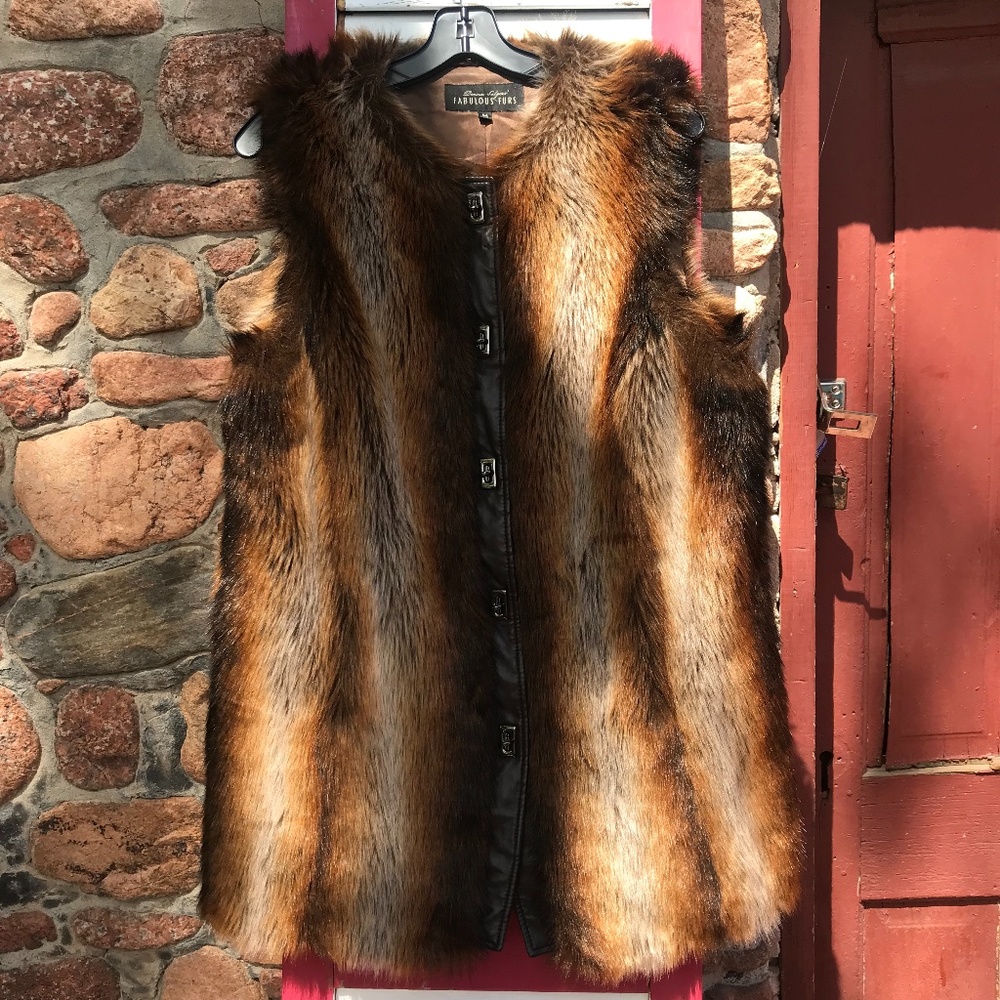 Donna Salyers Fabulous Furs Vest - Size Medium